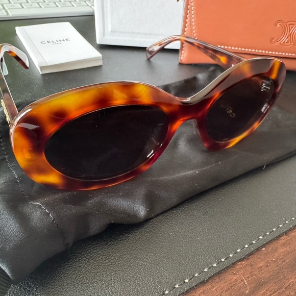 Celine Accessories - Celine Women's Brown Tortoise Sunglasses